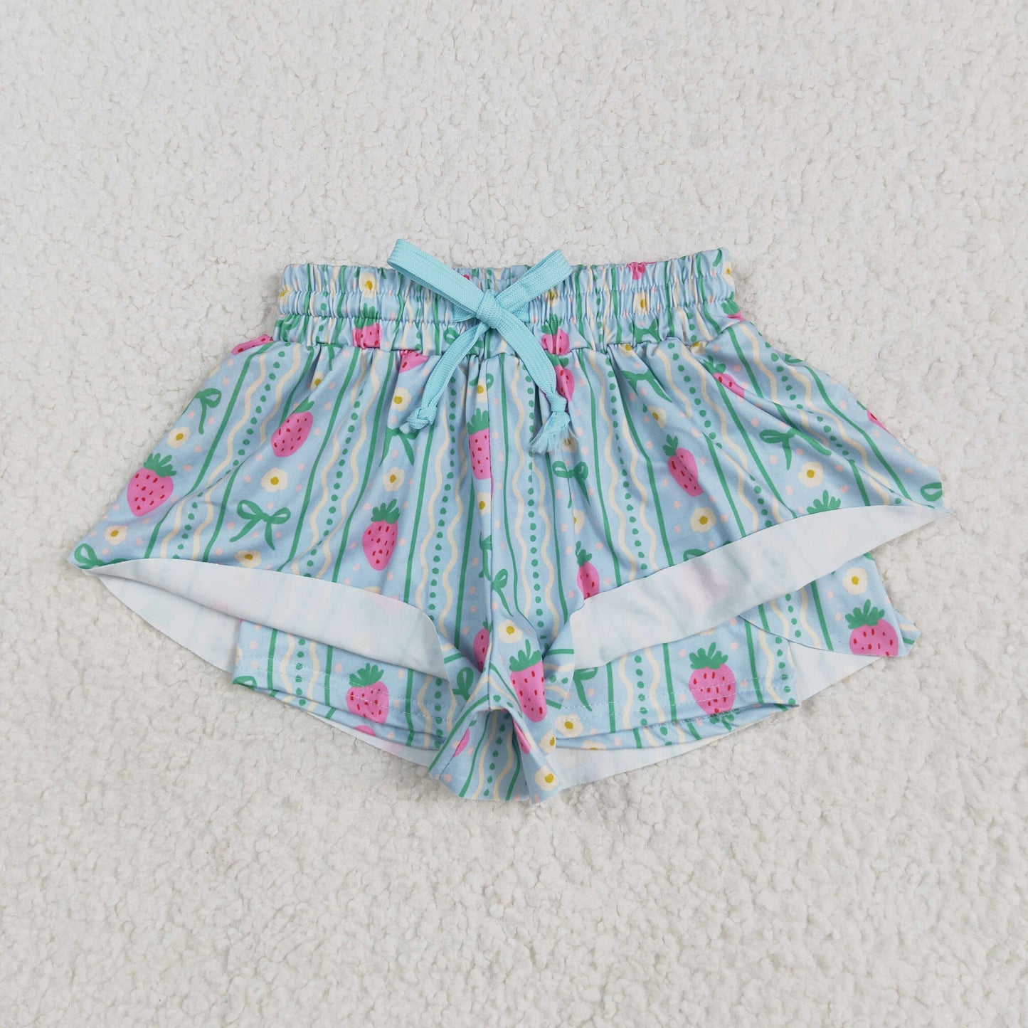 8 Print Girls Summer Bottom Flutter Shorts Sisters Wear