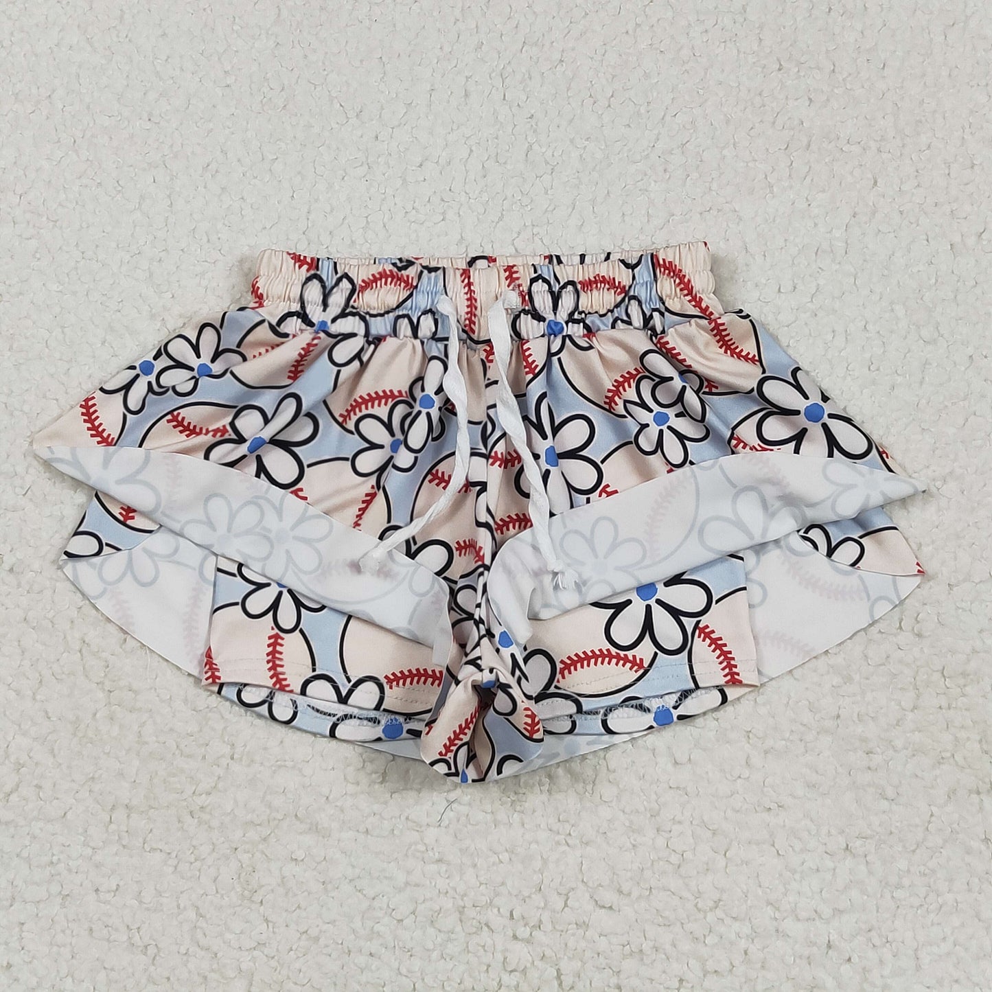 8 Print Girls Summer Bottom Flutter Shorts Sisters Wear