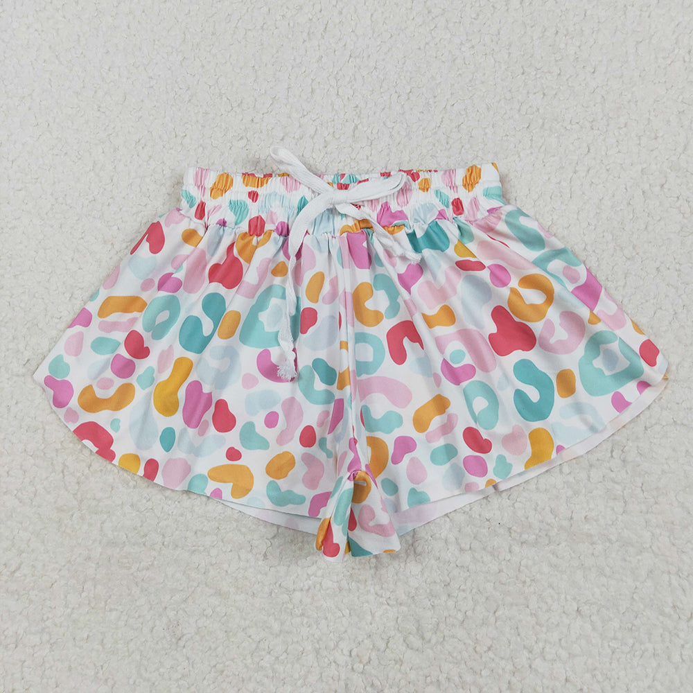 8 Print Girls Summer Bottom Flutter Shorts Sisters Wear