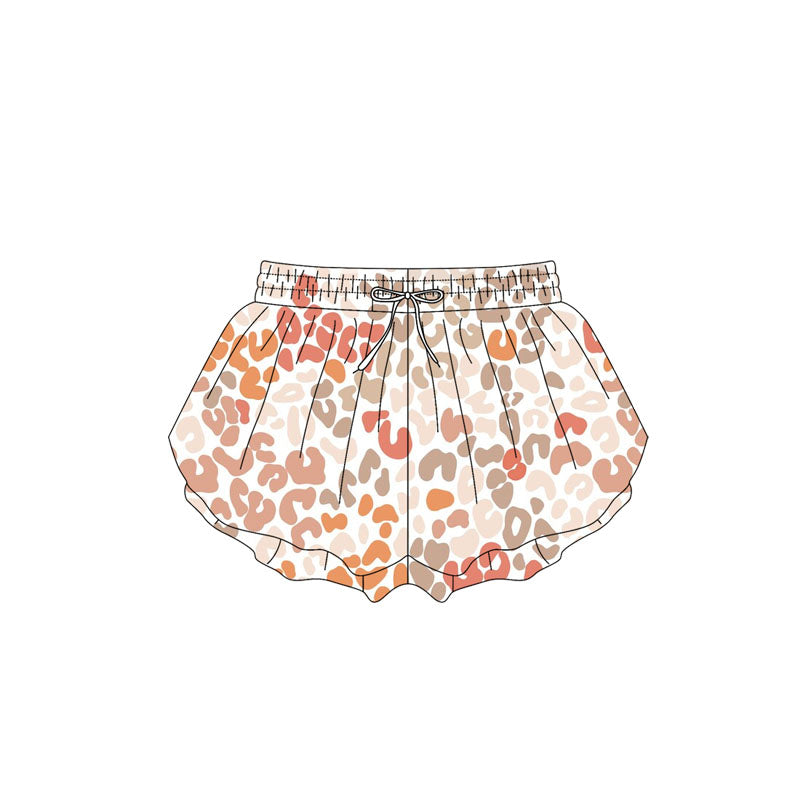 (Pre-order)SS0593 Pink Leopard Girls Summer Bottom Shorts