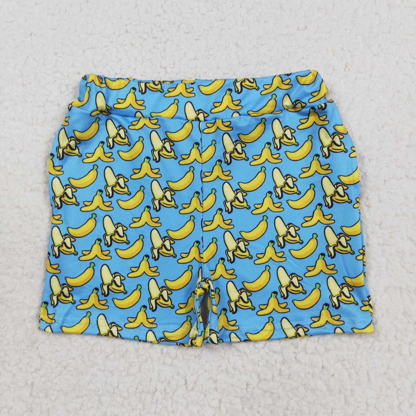 SS0634 Banana Print Boys Summer Bottom Shorts