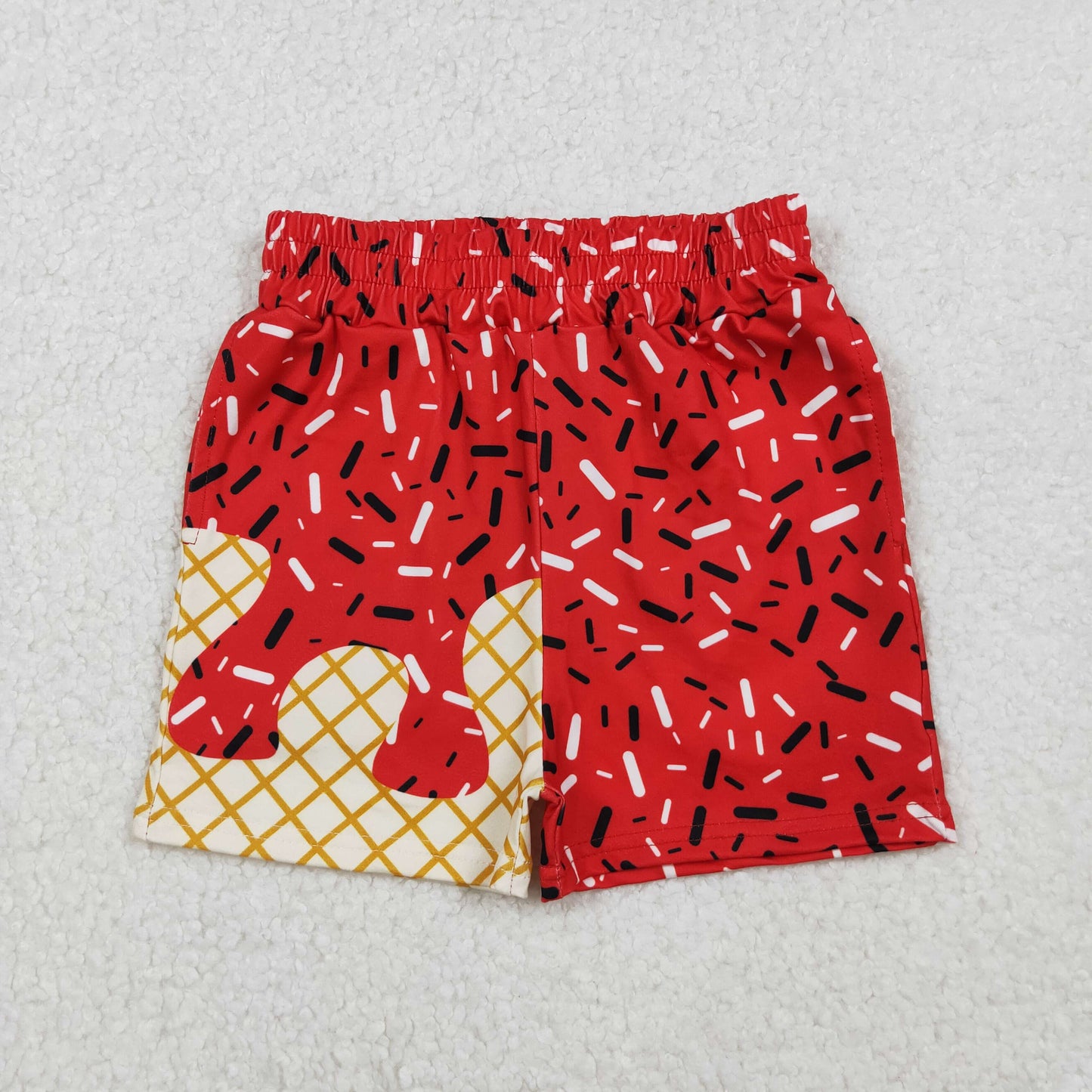 3 Colors Sprinkles Print Boys Summer Bottom Shorts Brothers Wear