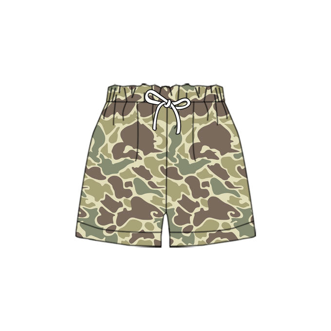 (Pre-order)SS0696 Camo Print Boys Summer Bottom Shorts
