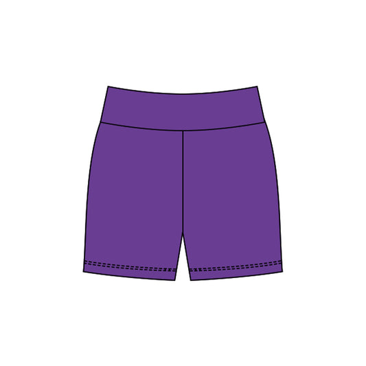 (Pre-order)SS0721 Purple Color Girls Yoga Bottom Shorts
