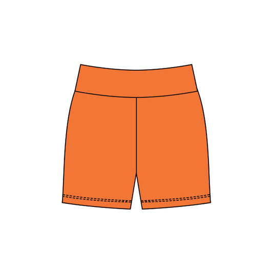 (Pre-order)SS0724 Orange Color Girls Yoga Bottom Shorts