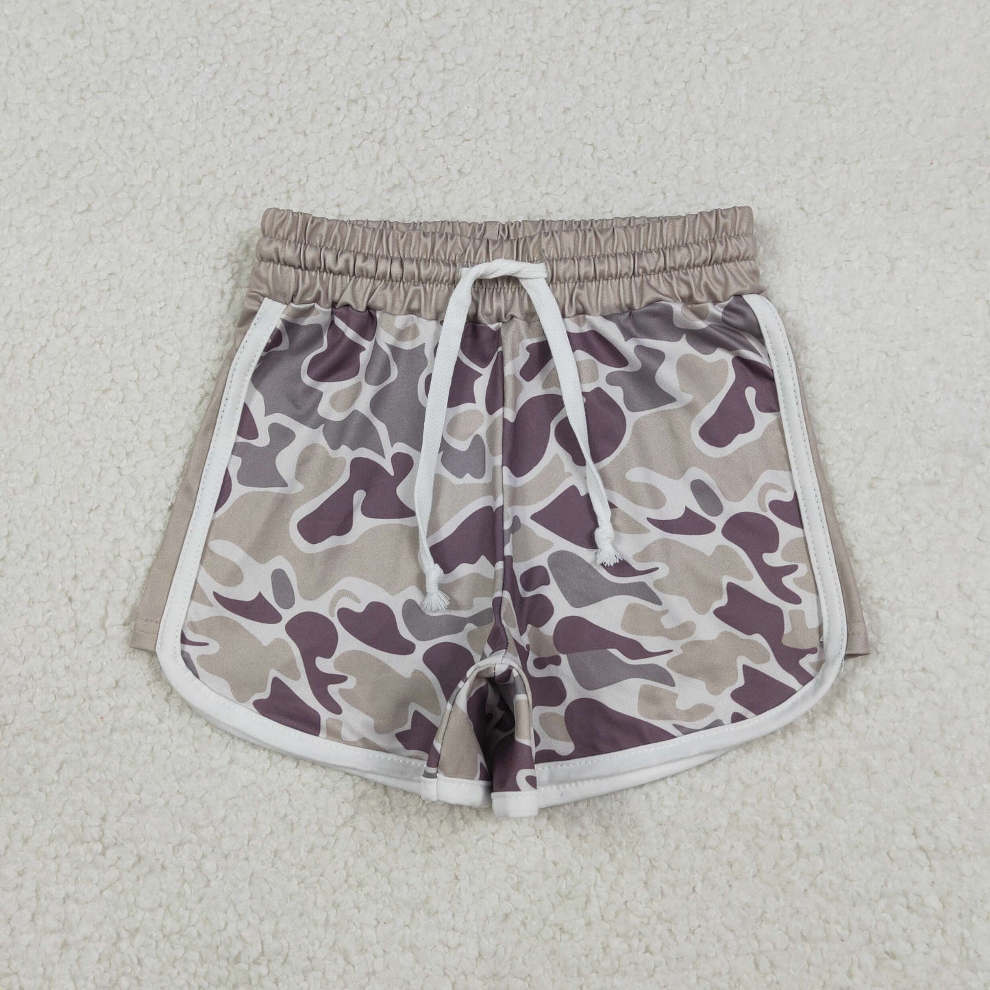 SS0738 Camo Print Kids Summer Bottom Shorts