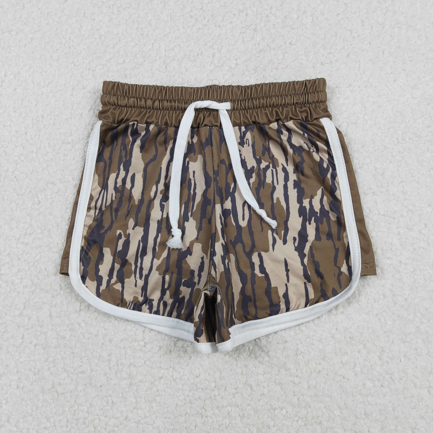 SS0739 Camo Print Kids Summer Bottom Shorts