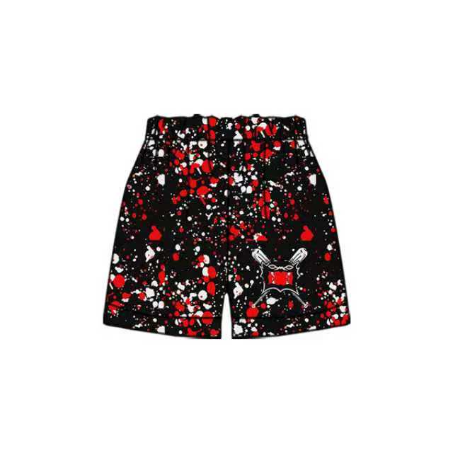 (Custom Design Preorder MOQ 5 Each Design) Team's Spencerville Bearcats Baseball Sprinkles Print Summer Bottom Shorts Mom and Me Matching Clothes