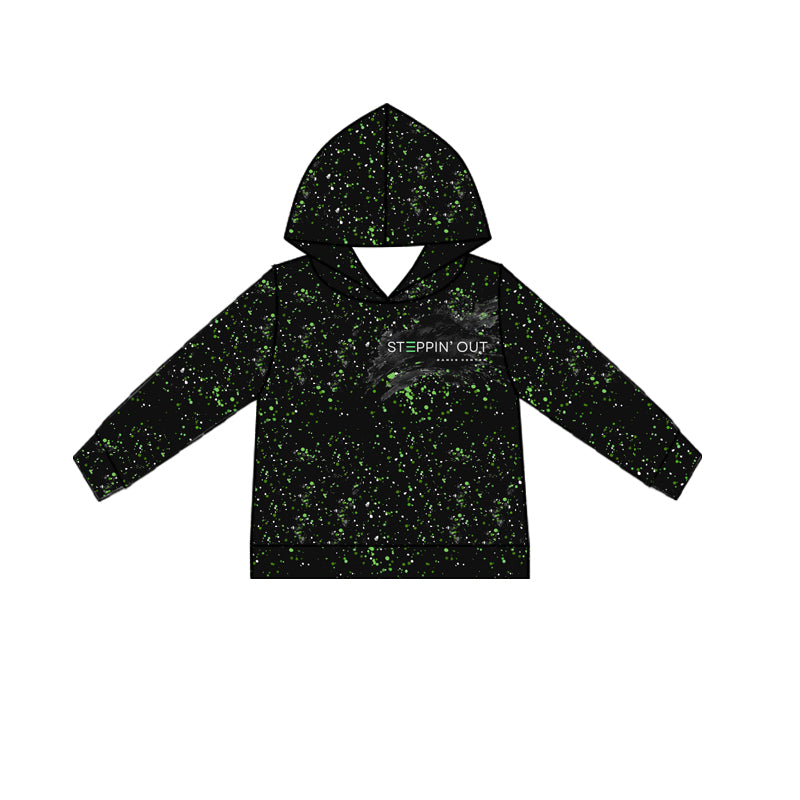 (Custom Design Preorder MOQ 5 Each Item)Team's Steppin' Out Dance Center Sprinkles Print Hoodie Top Mom and Me Matching Clothes