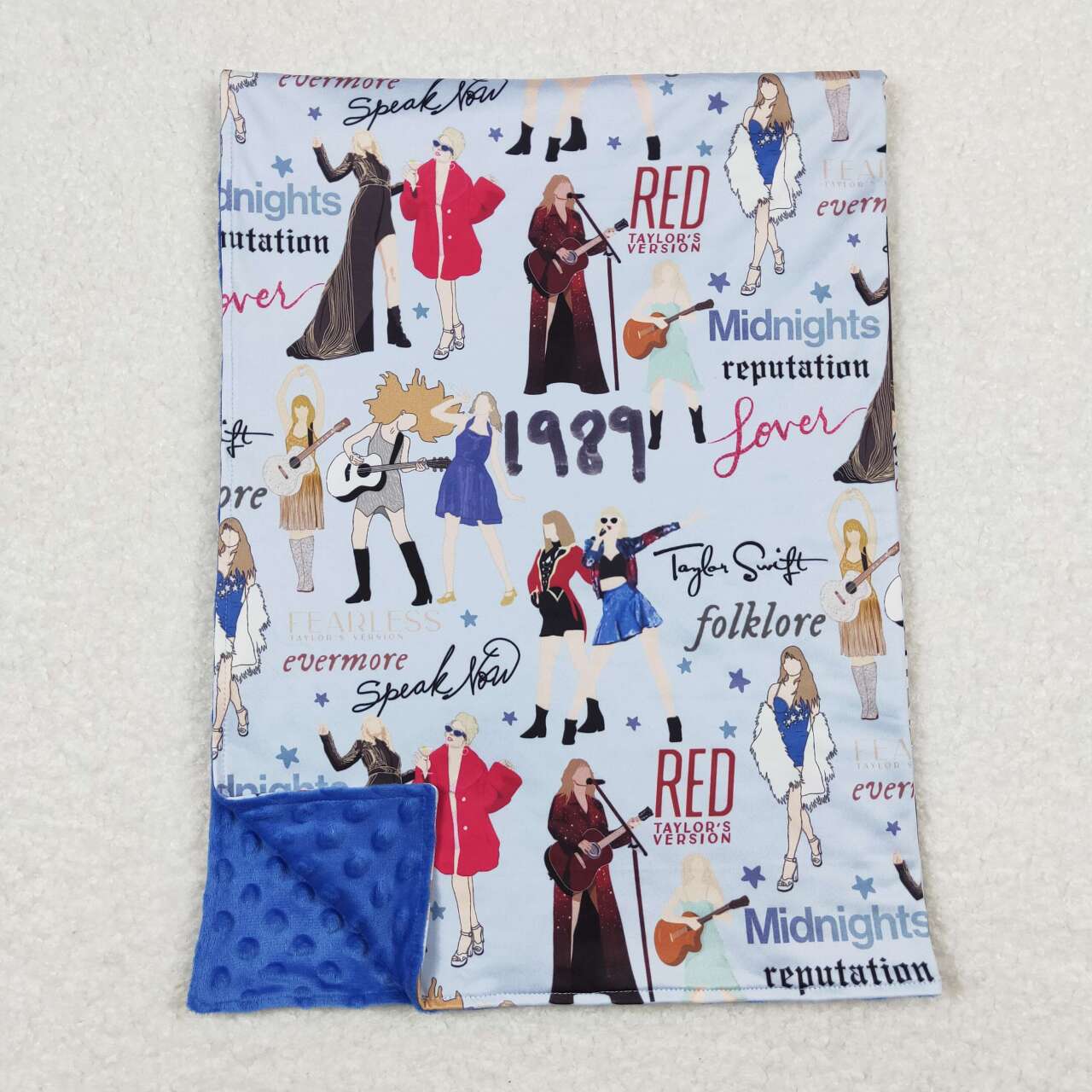 3 Colors Singer Swiftie Print Baby Girls Blanket
