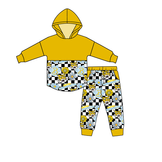 (Custom Design Preorder MOQ 5) Team's BATH WILDCATS Hoodie Top Pants Girls Fall Clothes Set