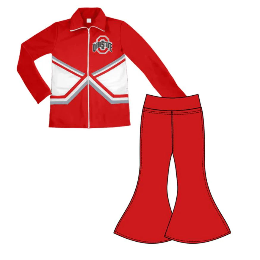 (Custom Design Preorder MOQ 5 Each Item)Team's OHIO STATE Print Sibling Matching Clothes
