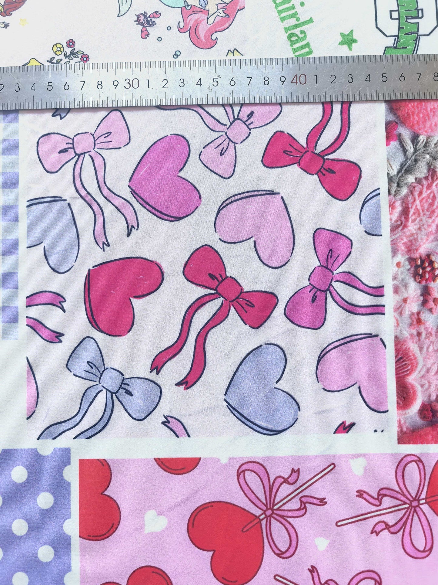 (Custom Design Preorder MOQ 5) Hearts Bows Print Girls Valentine's Day Bottom Pants