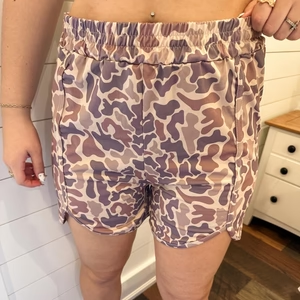 5 Colors Adult Camo Print Woman Summer Shorts