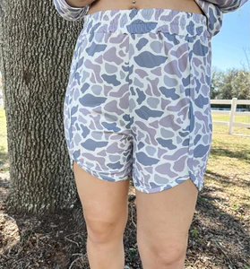 5 Colors Adult Camo Print Woman Summer Shorts