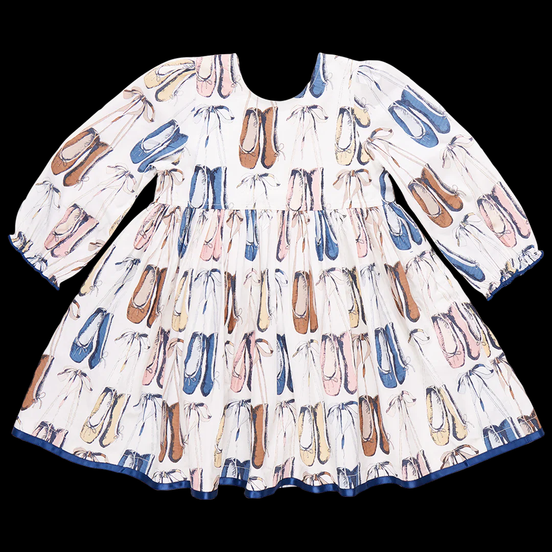 (Custom Design Preorder MOQ 5) Dance Shows Print Girls Fall Knee Length Dress