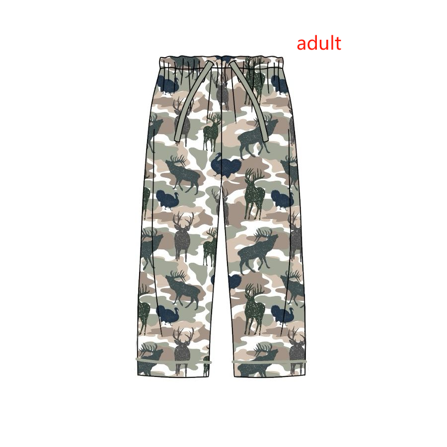 (Custom Design Preorder MOQ 5) Shopping Coffee Print Adult Pajamas Pants