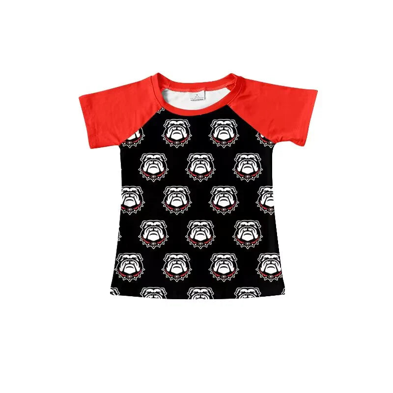 (Custom Design Preorder MOQ 5) Team's Georgia Print Boys Summer Tee Shirts Top