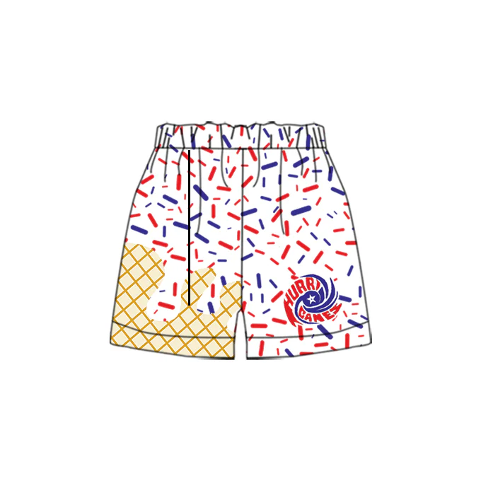 (Custom Design Preorder MOQ 5)Team's HURR CANE Sprinkles Kids Bottom Shorts