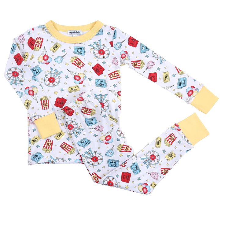 (Custom Design Preorder MOQ 5) County Fair King Print Boys Pajamas Clothes Set