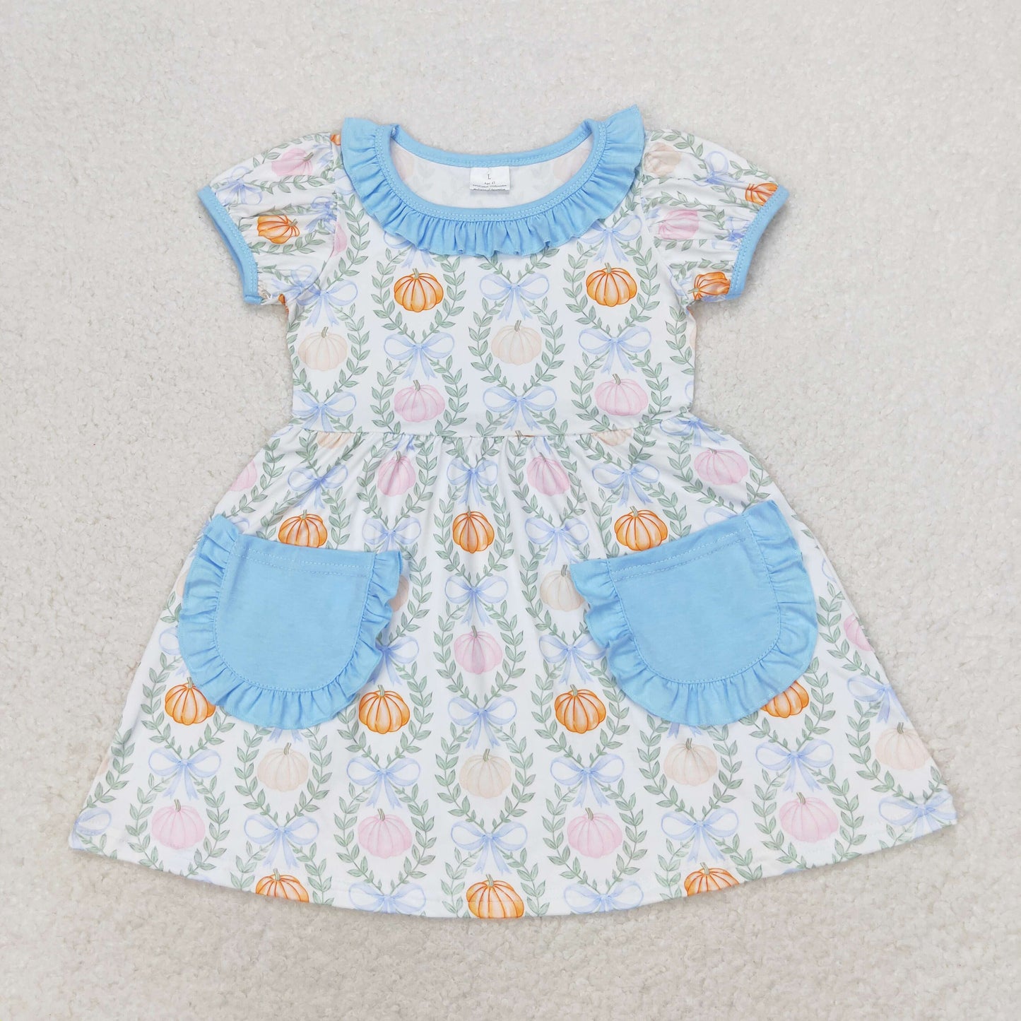 6 Design Pumpkin Print Sisters Fall Matching Clothes