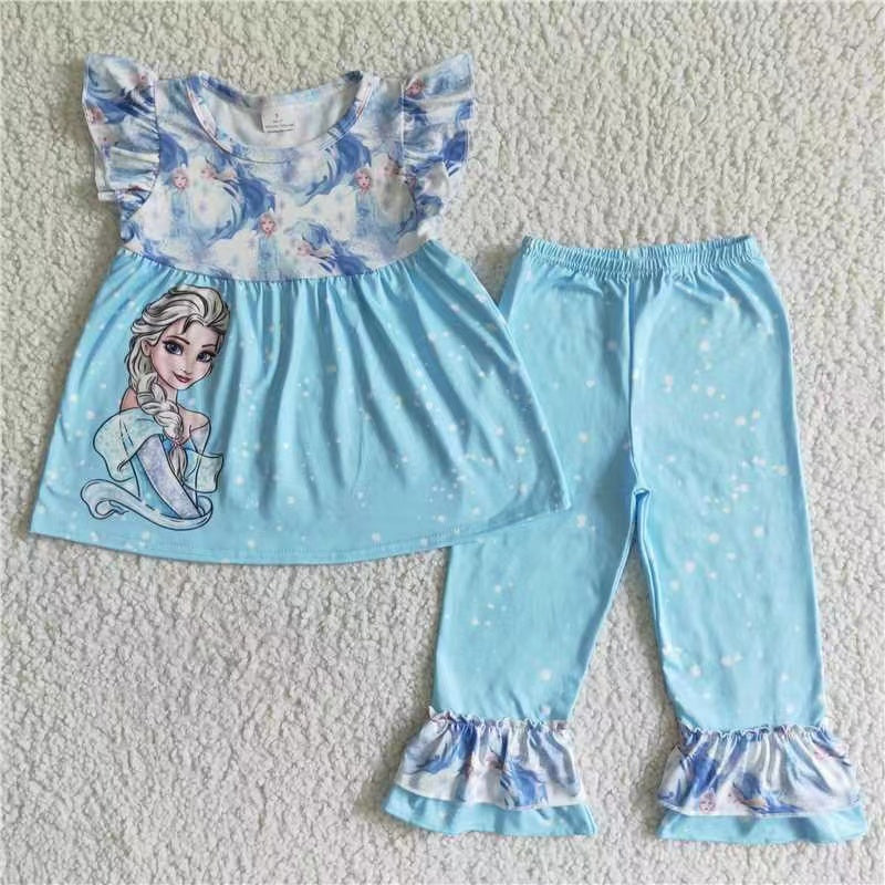 Flutter sleeve legging outfits GSPO0056
