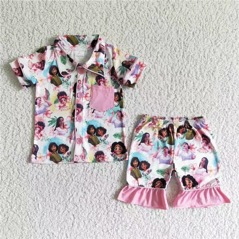 (Promotion)Cartoon Magic GIrls' Summer pajamas GSSO0024