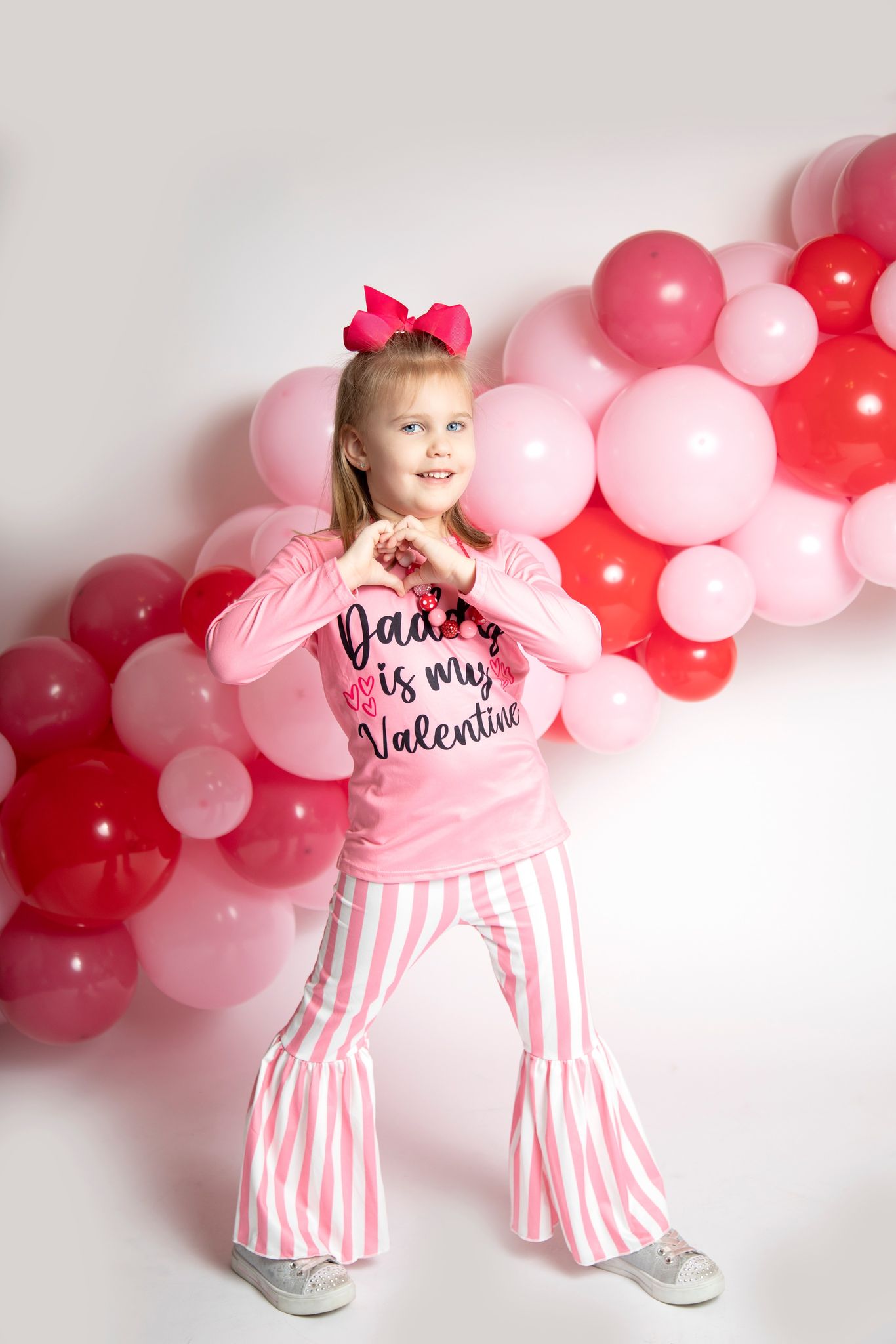 Long sleeve bell bottom pants Valentines outfits 6 B9-35