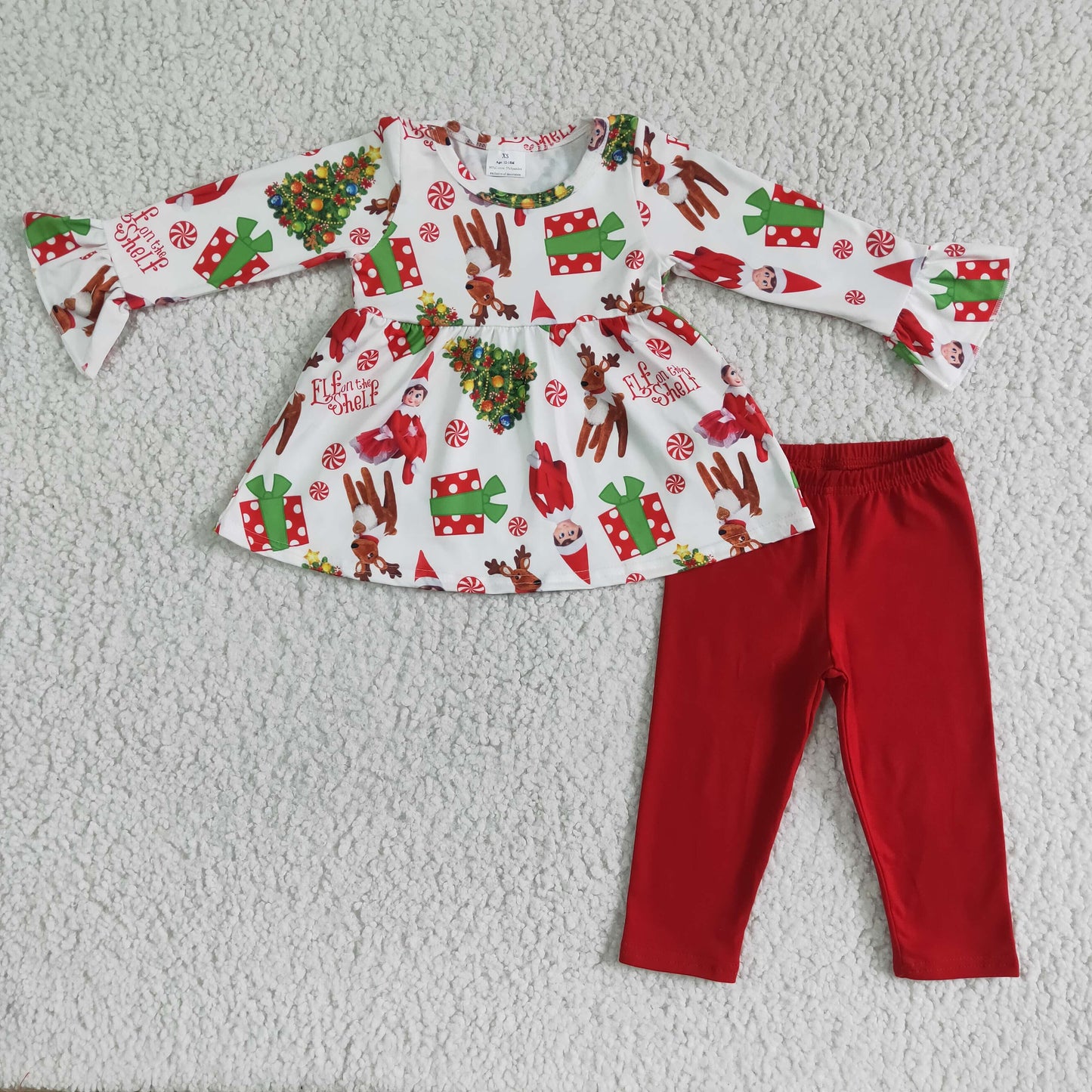 Girls Christmas outfits 6 A22-14