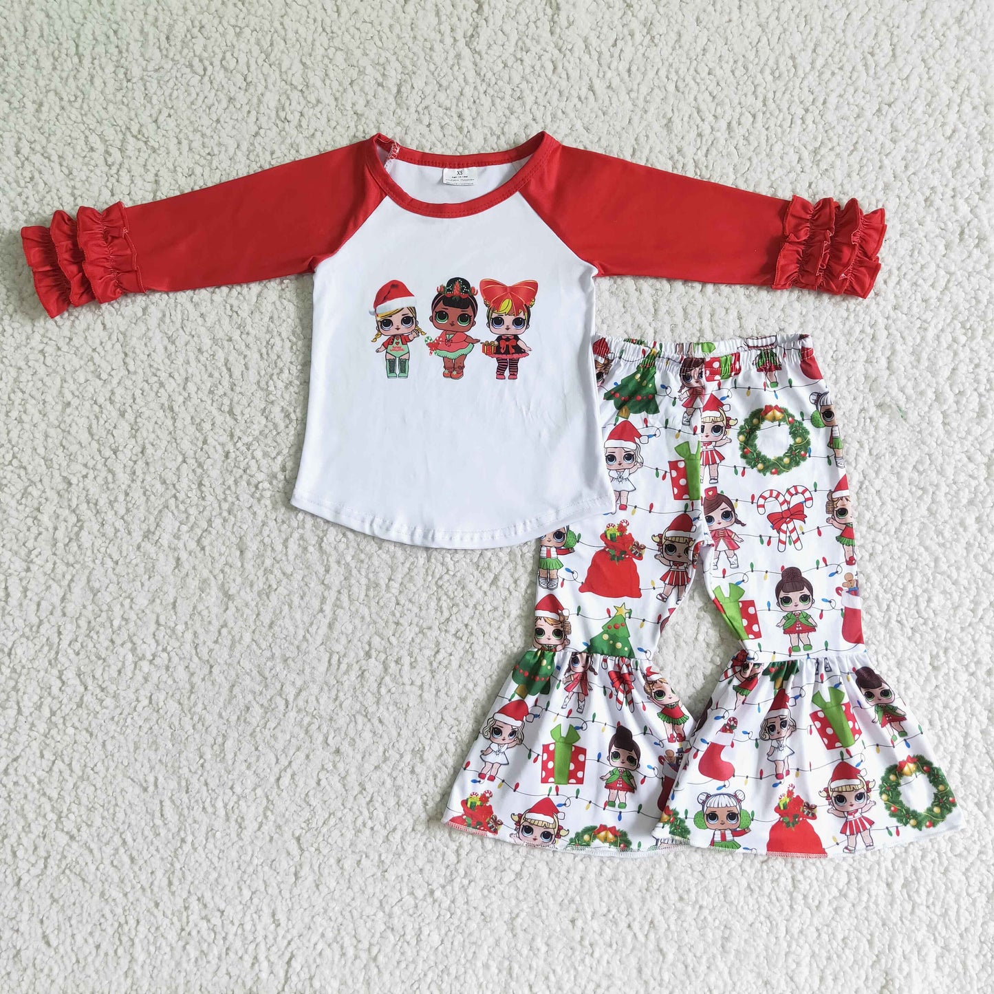 Girls Christmas outfits 6 A29-21