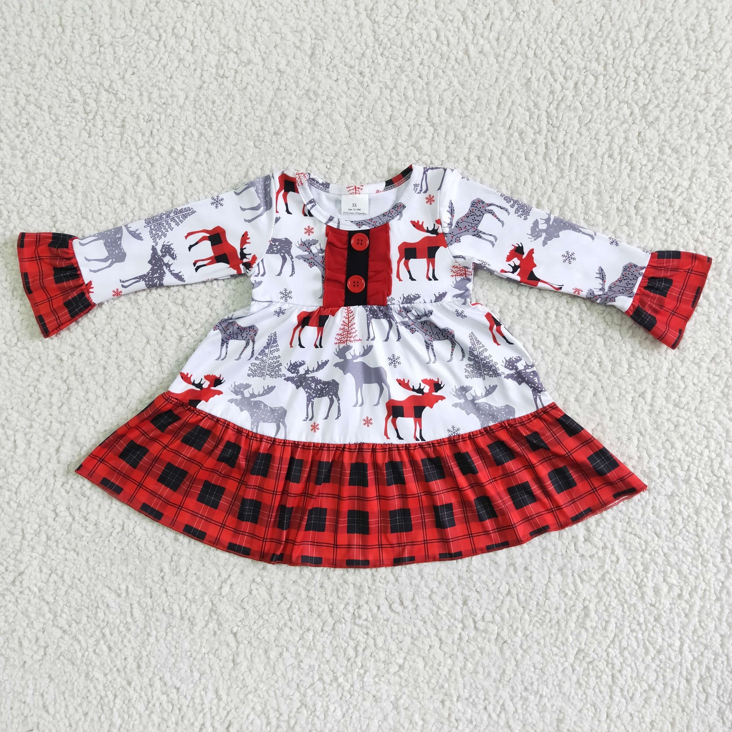 Girls Christmas dress 6 A30-11