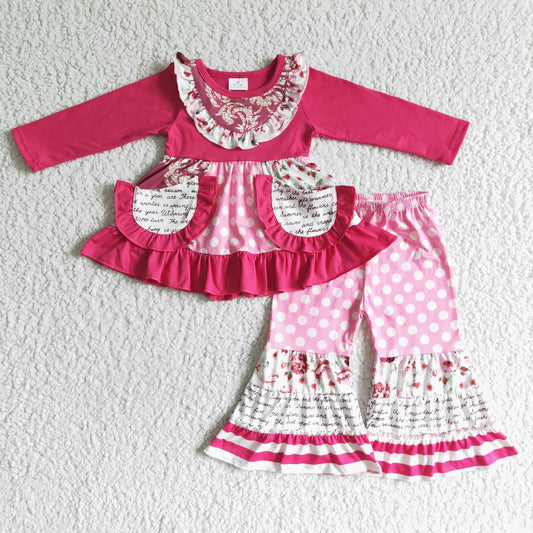 (Promotion)Long sleeve pockets pants Valentine's Day outfits    6 B12-1