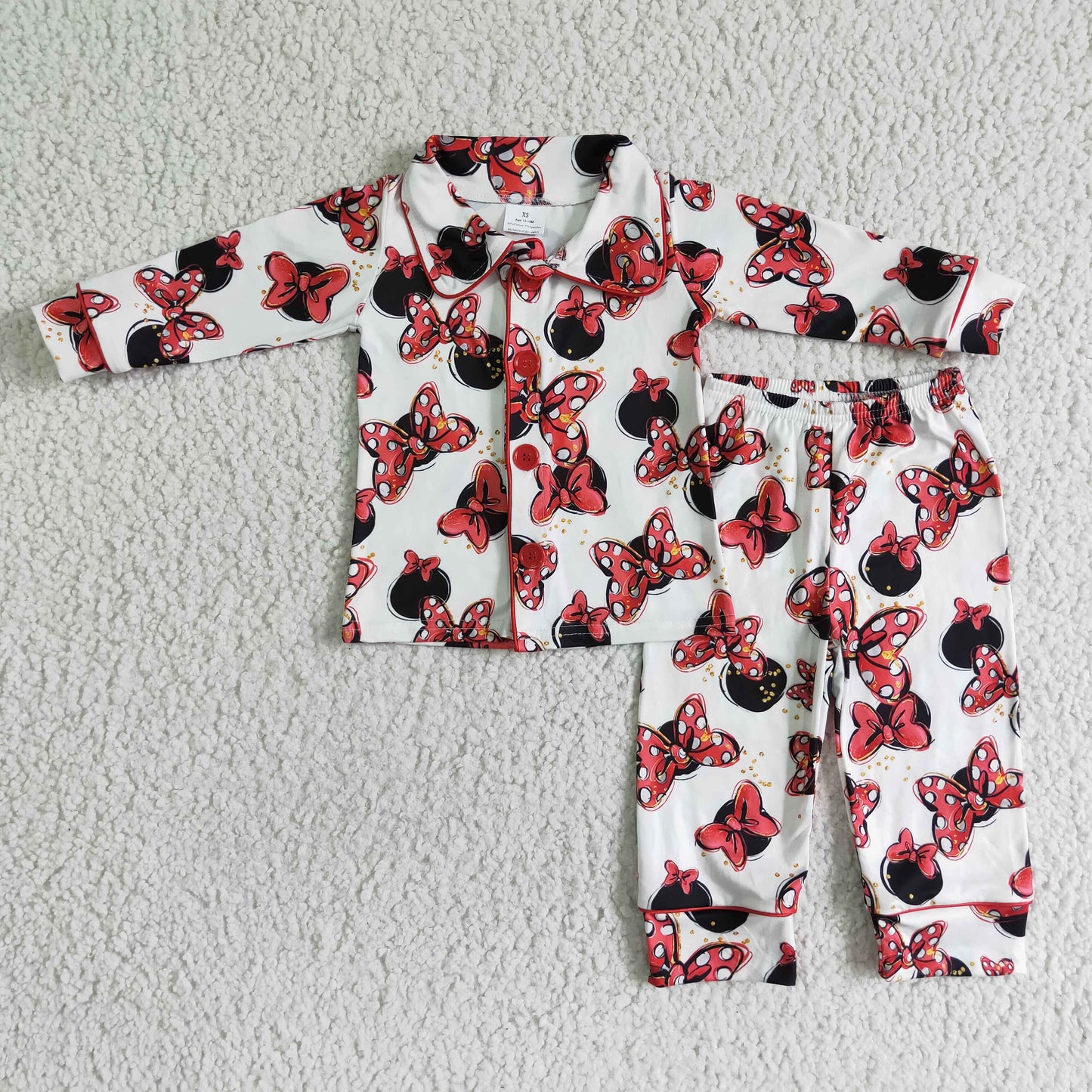 (Promotion)Girls long sleeved pajamas 6 C6-16
