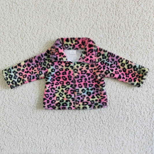Long sleeve zipper cardigan thick fabric winter pullover top   A23-26
