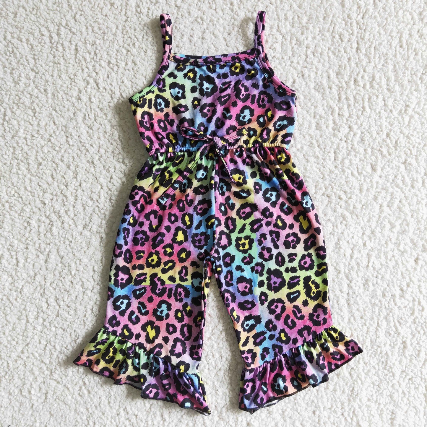 (Promotion)Leopard Sleeveless Summer Jumpsuits A7-3