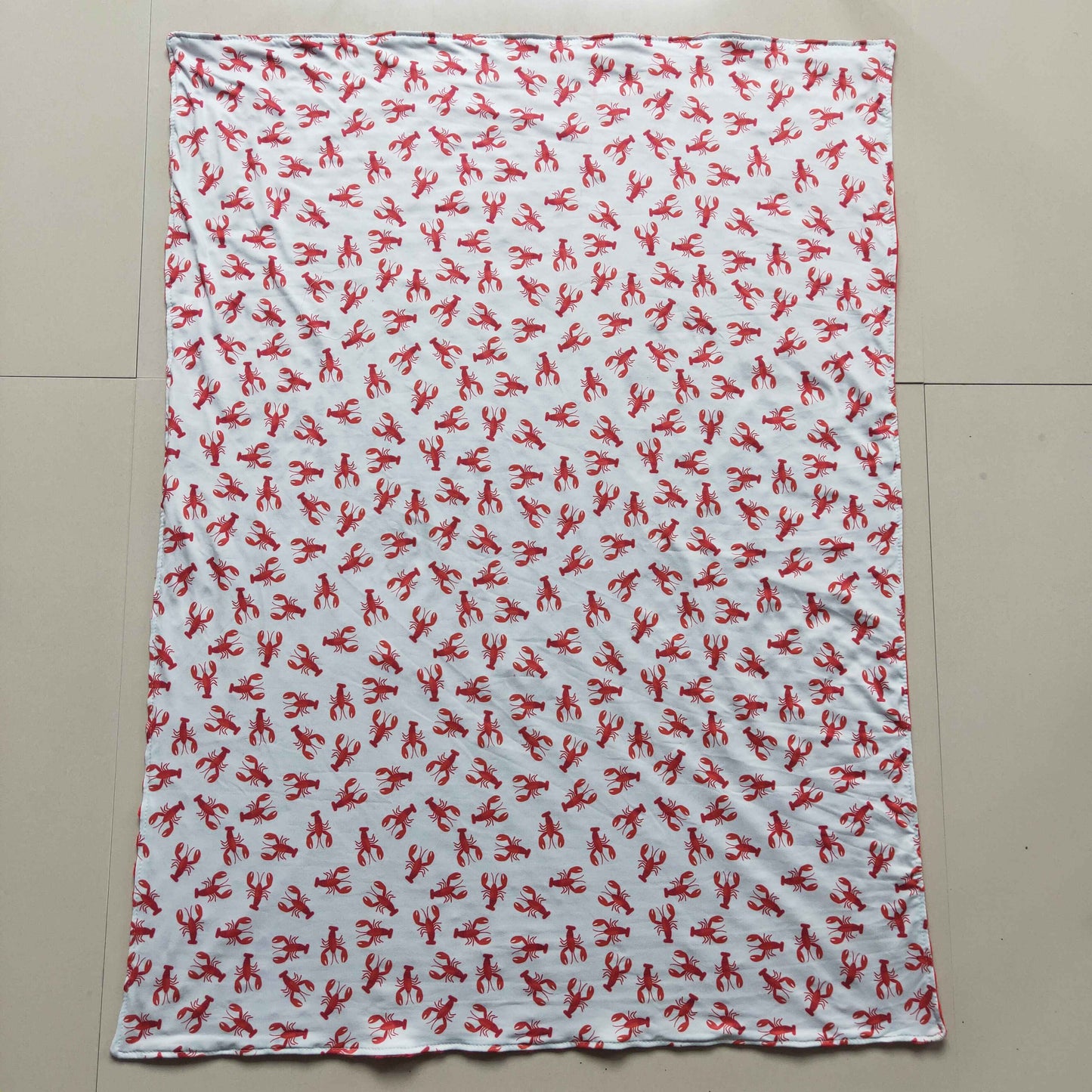Crawfish print blanket BL0034