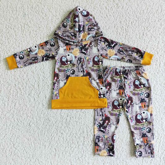 (Promotion)Boys Halloween hoodie top Outfits   BLP0004