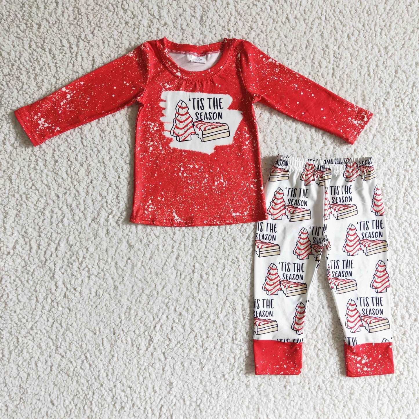 (Promotion)Boys Christmas IT'S THE SEASON red outfit BLP0090