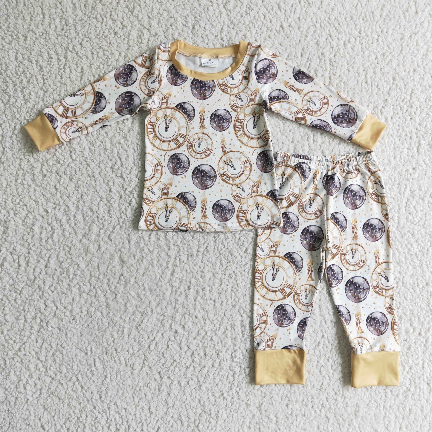 Boys Happy New Year print pajamas BLP0101