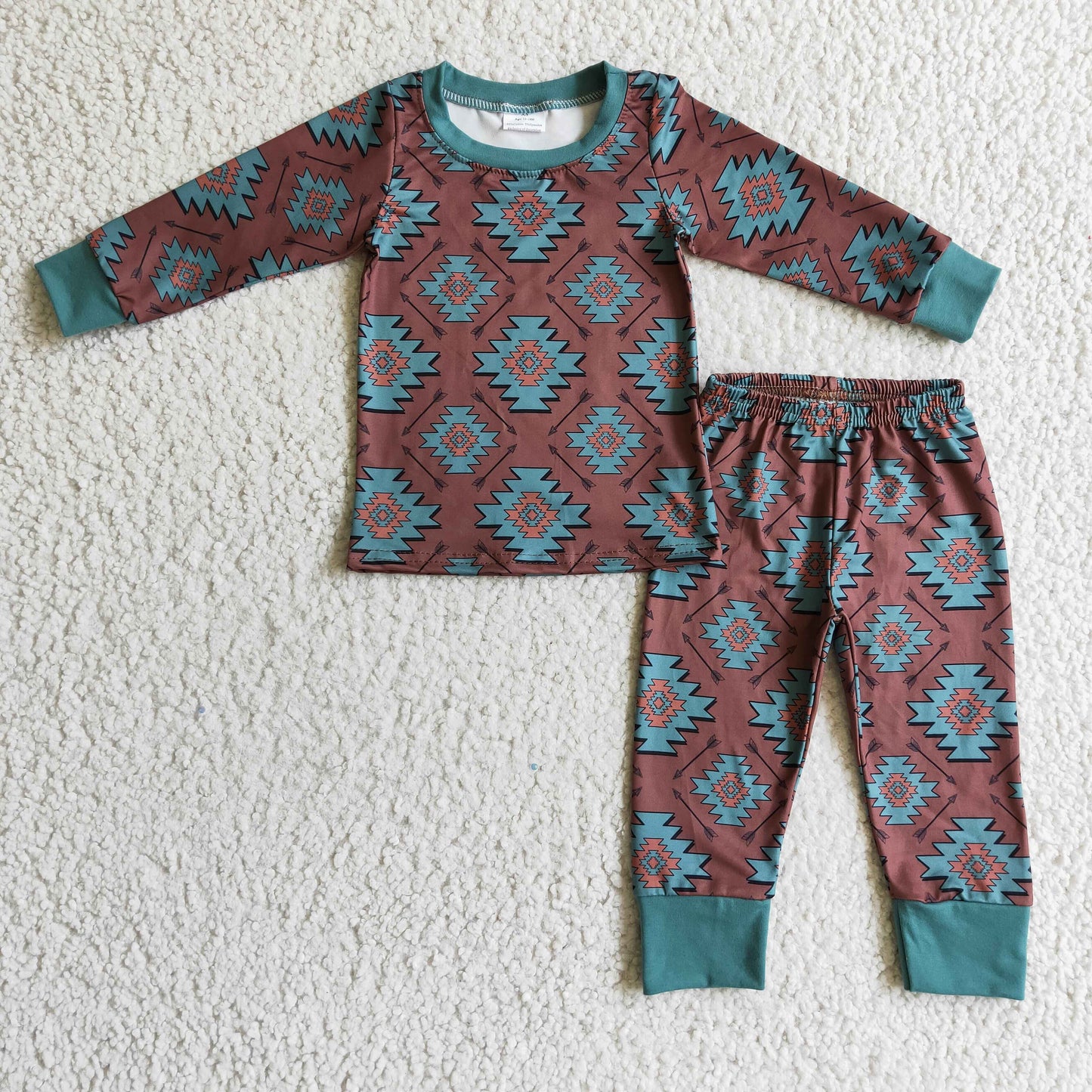 Boys western print pajamas BLP0107