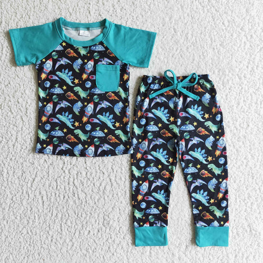 (Promotion)Boys T-shirt and pants outfits   BSPO0024