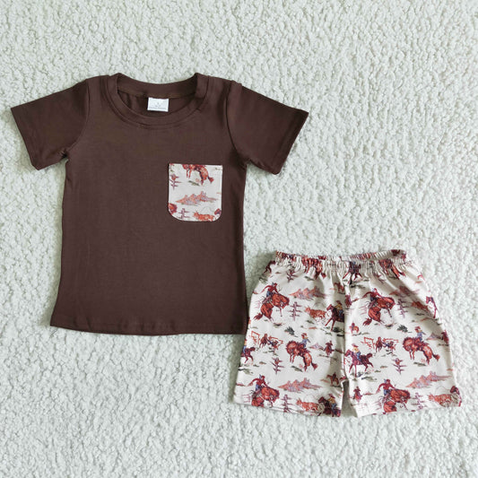 (Promotion)Boys summer outfits  BSSO0015