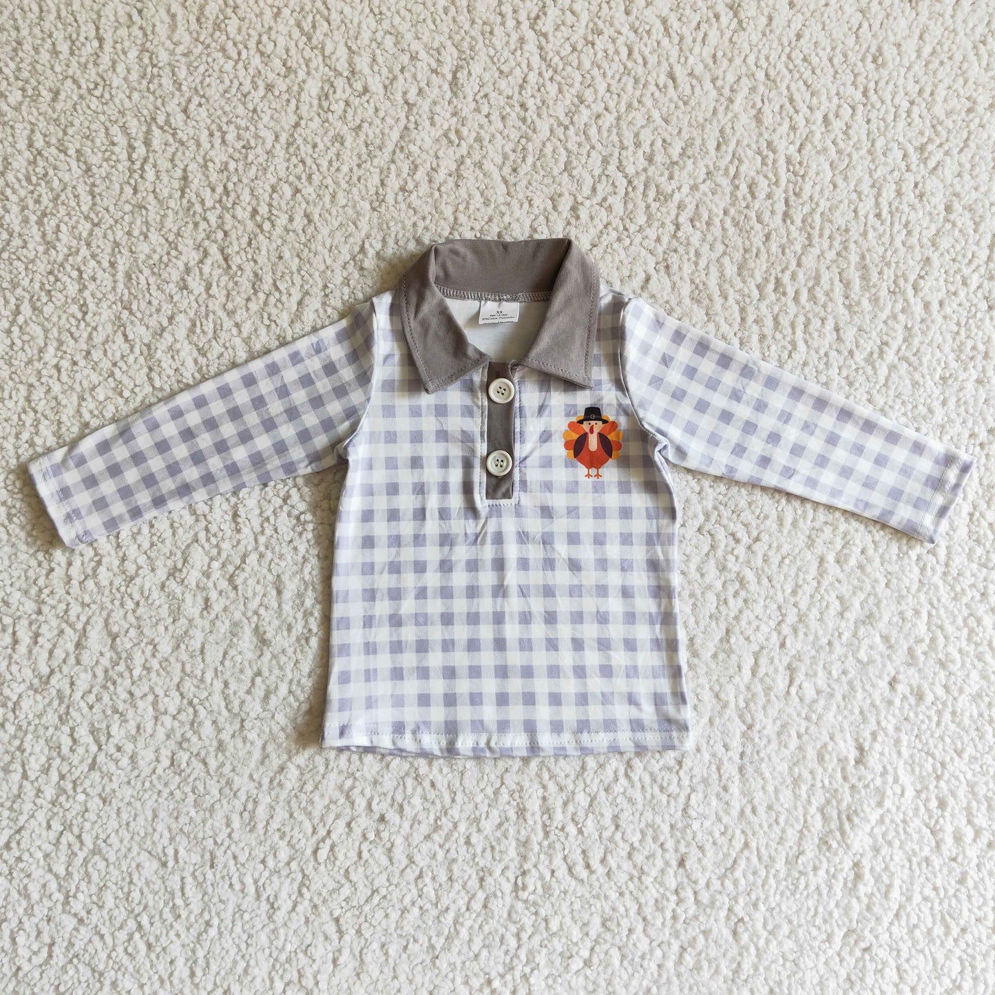 Boys Thanksgiving pullover top BT0038
