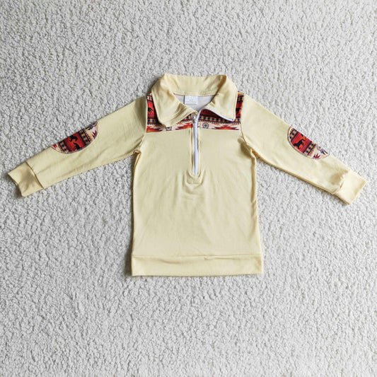 Boys western design pullover      BT0079