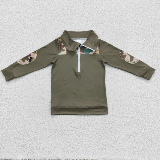 (Promotion)Boys  camo tank print pullover top     BT0098