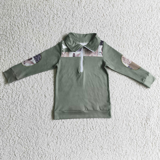 (Promotion)Boys hunting print pullover top     BT0103