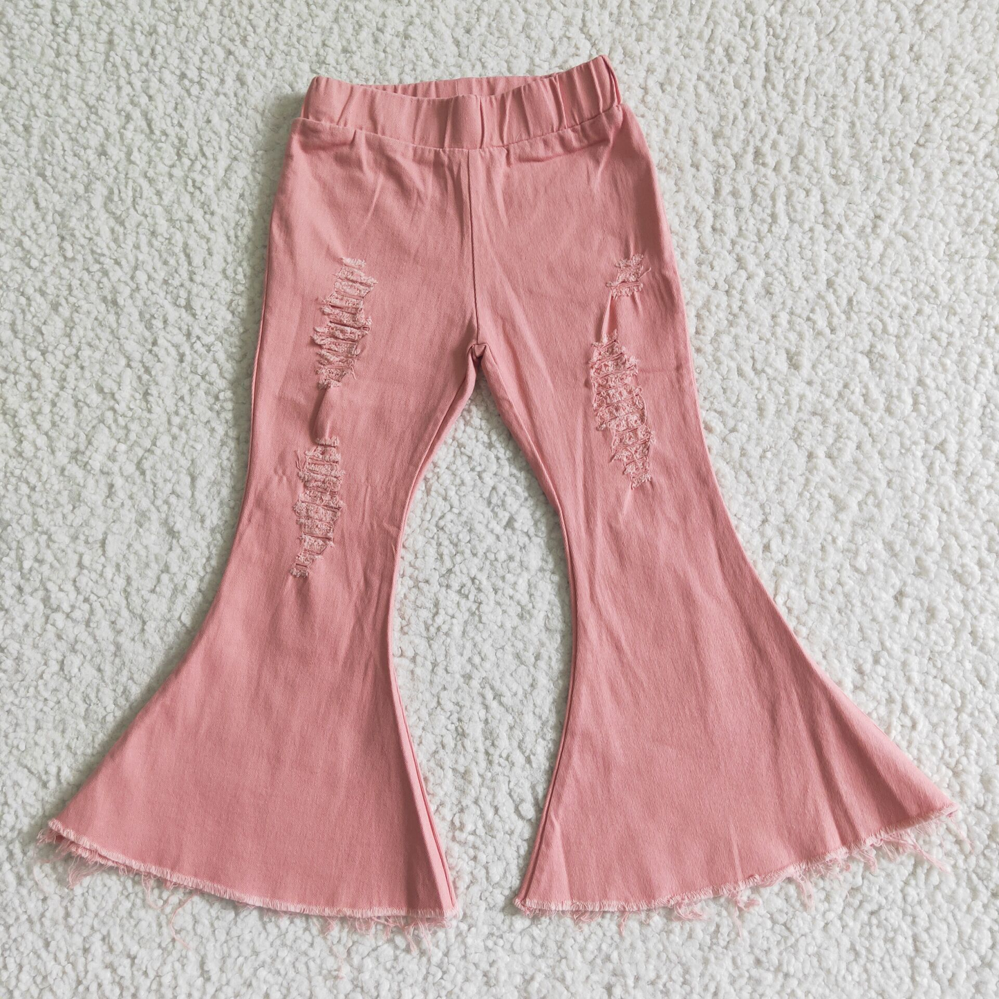Bell bottom pink jeans C13-1-2