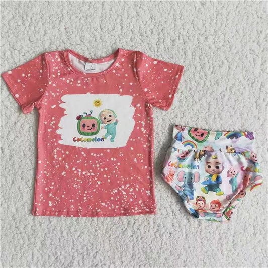 Short sleeve shirt bummie outfits C14-20