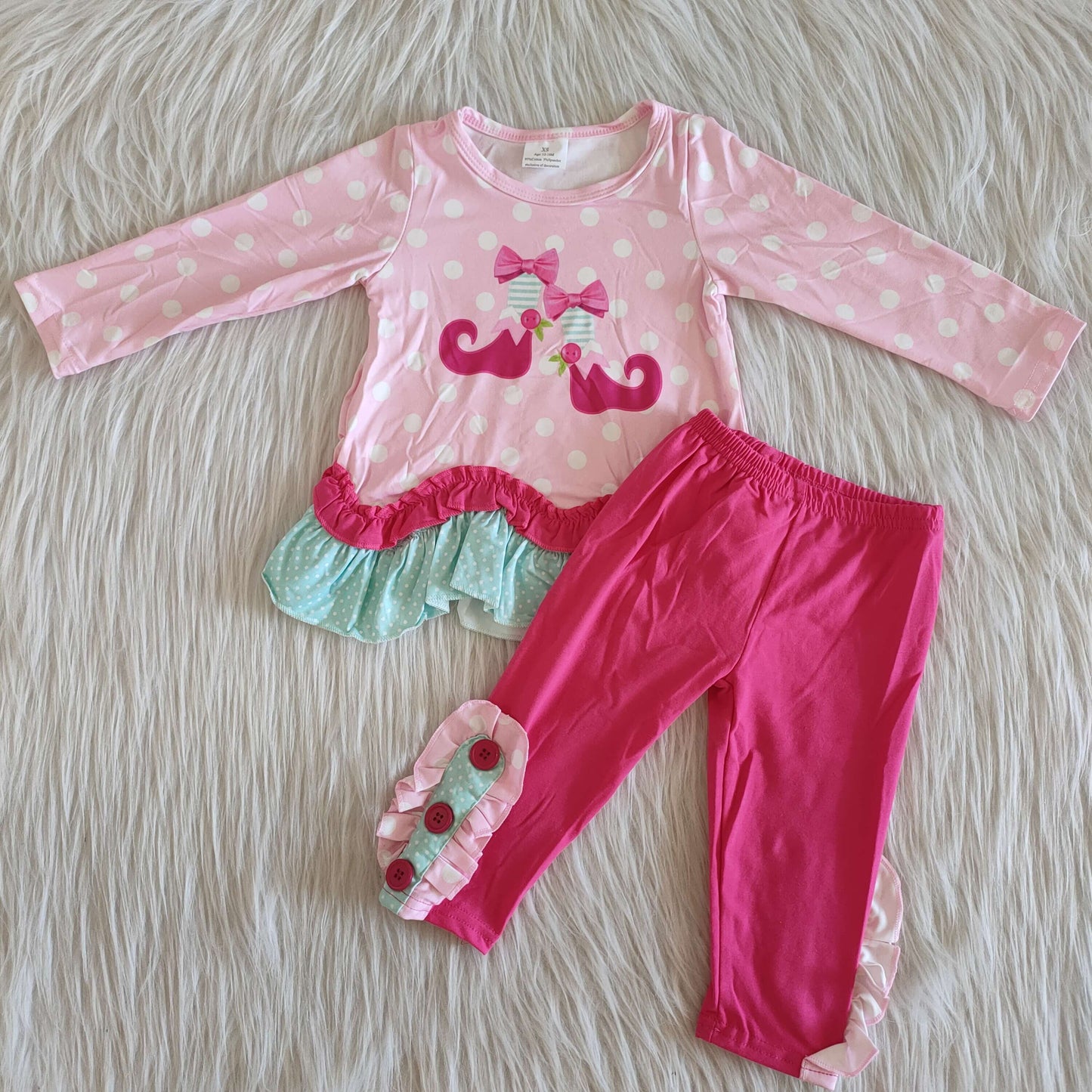 Long sleeve legging pants Christmas outfits 6 A10-11