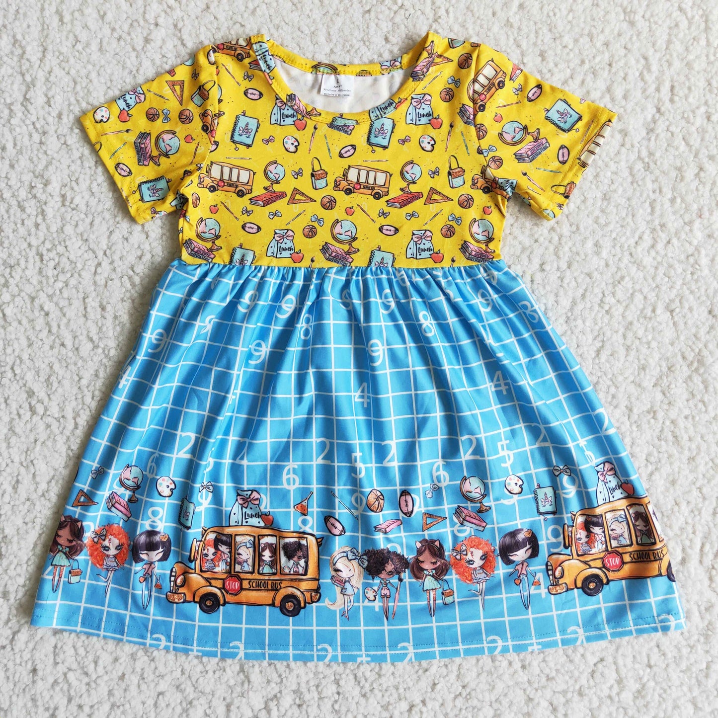 Back to school dress D3-19
